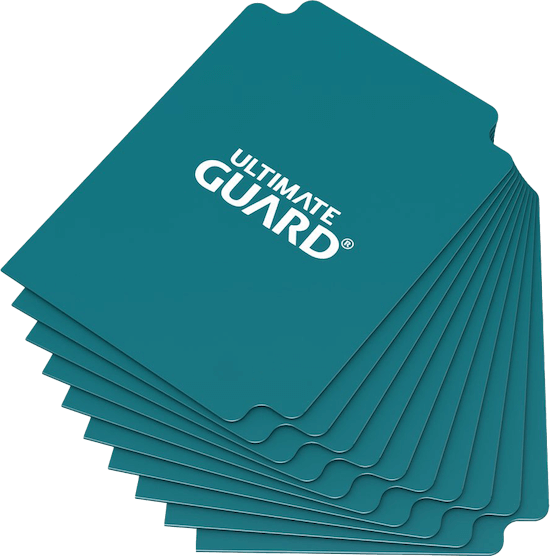 Ultimate Guard Card Dividers Kartentrenner Standardgröße Petrolblau (10 Stück)