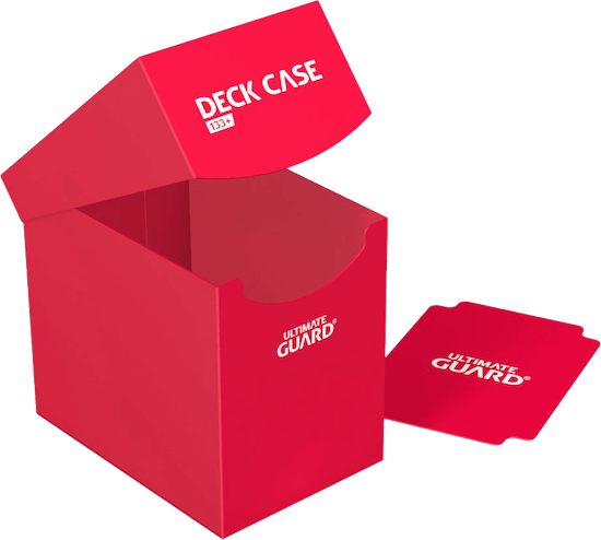 Ultimate Guard Card Deck Case 133+ Standardgröße Rot geöffnet