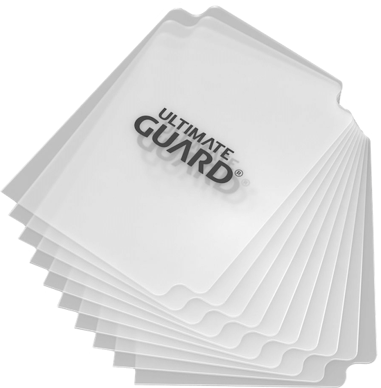 Ultimate Guard Card Dividers Kartentrenner Standardgröße Transparent (10 Stück)