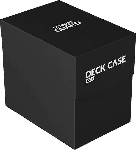 Ultimate Guard Card Deck Case 133+ Standardgröße Schwarz Vorderansicht