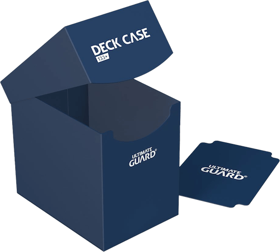 Ultimate Guard Card Deck Case 133+ Standardgröße Blau geöffnet