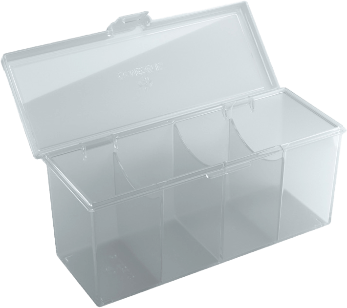 Gamegenic Kartenbox mit Trenner Fourtress 320+ Transparent
