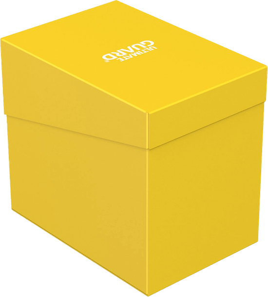 Ultimate Guard Card Deck Case 133+ Standardgröße Gelb Rückansicht