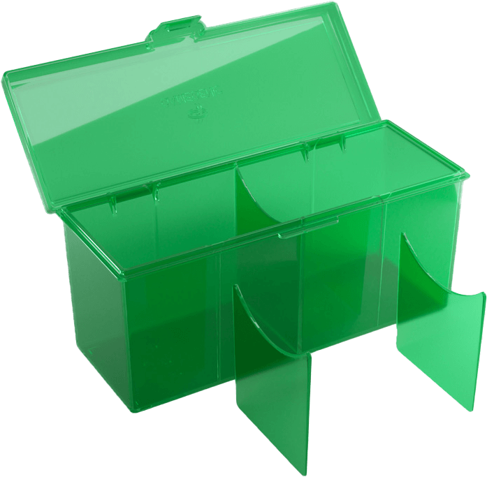 Gamegenic Kartenbox mit Trenner Fourtress 320+ Grün