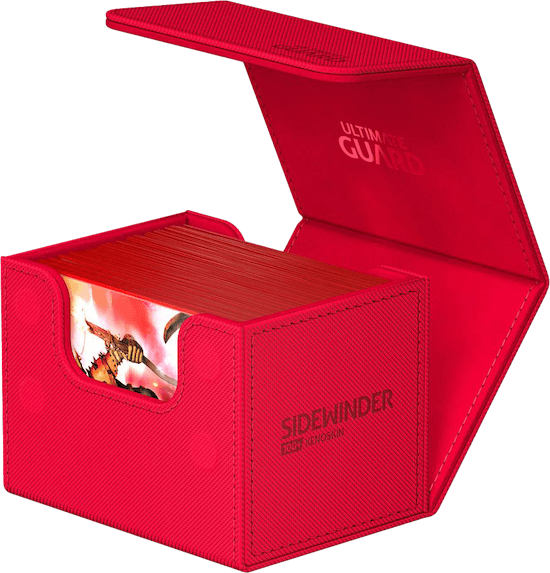 Ultimate Guard Sidewinder 100+ XenoSkin Monocolor Rot