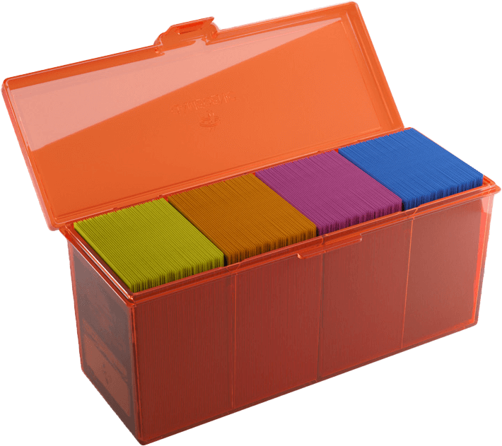 Gamegenic Kartenbox mit Trenner Fourtress 320+ Rot