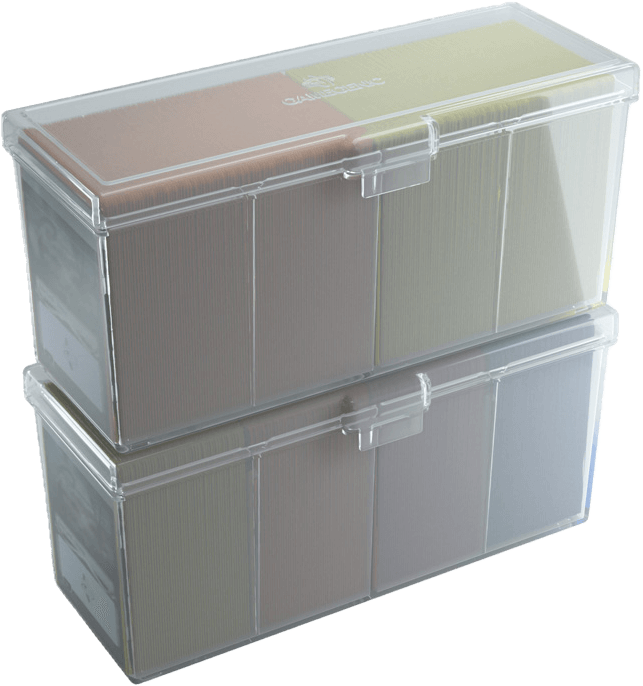 Gamegenic Kartenbox mit Trenner Fourtress 320+ Transparent