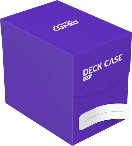Ultimate Guard Card Deck Case 133+ Standardgröße Violett Vorderansicht Sticker