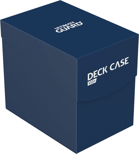 Ultimate Guard Card Deck Case 133+ Standardgröße Blau Vorderansicht