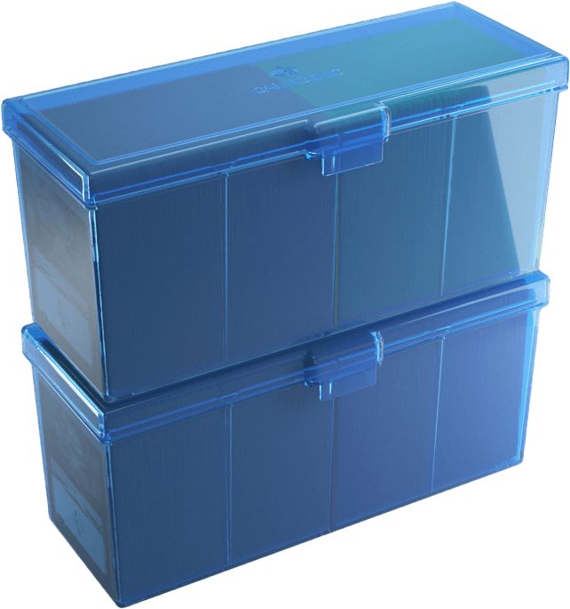 Gamegenic Kartenbox mit Trenner Fourtress 320+ Blau
