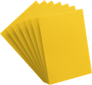 Gamegenic Matte Prime Kartenhüllen (100) Gelb - Reflexionsfreie Premium Sleeves in Standardgröße