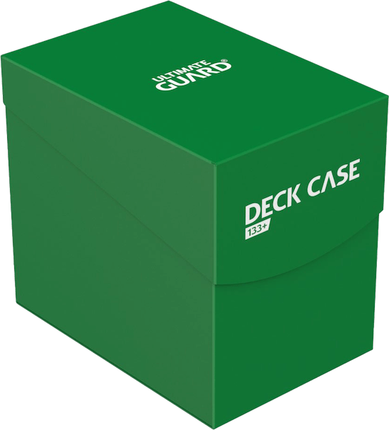 Ultimate Guard Card Deck Case 133+ Standardgröße Grün Vorderansicht