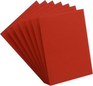 Gamegenic Matte Prime Kartenhüllen (100) Rot - Reflexionsfreie Premium Sleeves in Standardgröße