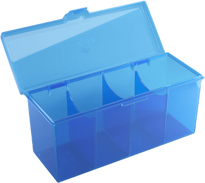 Gamegenic Kartenbox mit Trenner Fourtress 320+ Blau