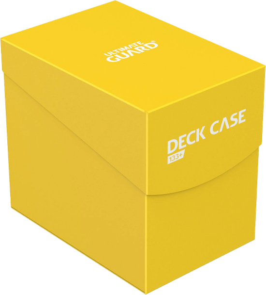 Ultimate Guard Card Deck Case 133+ Standardgröße Gelb Vorderansicht