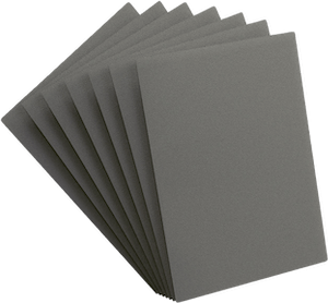 Gamegenic Prime Kartenhüllen (100) Grau - Glänzende Premium Sleeves in Standardgröße
