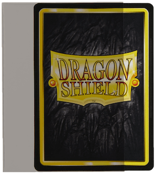 Dragon Shield Perfect Fit Kartenhüllen (100): Sideloader Soft Sleeves in Standardgröße Transparent/Grau