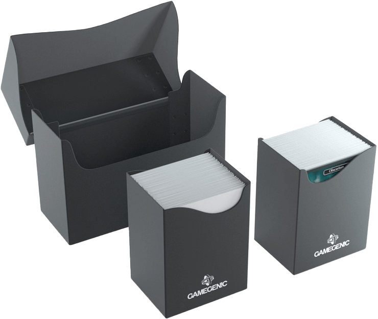 Gamegenic Double Deck Holder Deckbox 160+ Schwarz